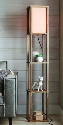 Better Homes and Gardens Crossmill Shelf LED Floor Lamp ...
