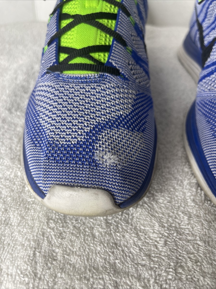 Nike FlyKnit One Sneakers Blue/Green 554887-401 Running  display picture 2