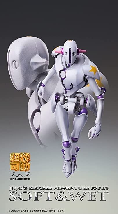 JoJolion Super Action Statue Figure jojo part 8 Josuke + Stand[Soft&Wet] Set