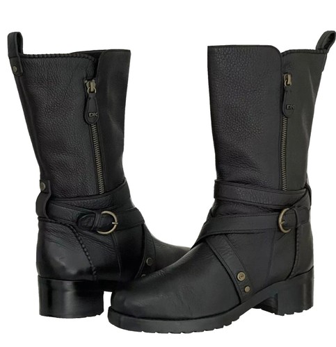 Donna Karan Women\'s Vtg Suede Leather \