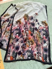 Sievya Handmade Scarf 100% Cupro Gorgeous Spring Summer Scarf, Made In India