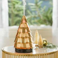 SCENTSY TREETOPS GLISTEN DIFFUSER SHADE Metal Pine Tree Decor Holiday New NIB