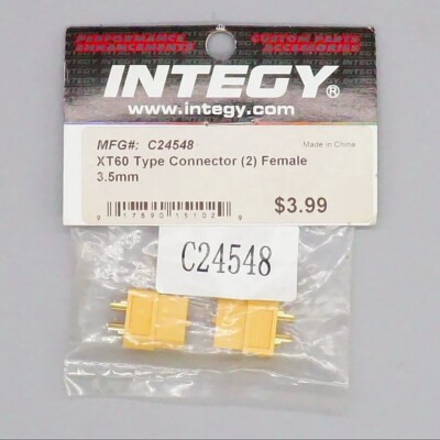 INTEGY C24548 XT60 Typ Stecker (2) Weiblich 3,5mm