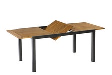 Gartentisch Ausziehtisch Gartenmöbel Tisch TILOS  200cm Alu + Akazie, 2. WAHL