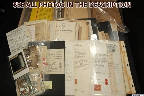 NobleSpirit Early Documents, Covers, Letters, Western Union & Mixed Ephemera Lot
