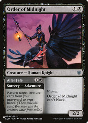 Order of Midnight 099/269 The List Reprints