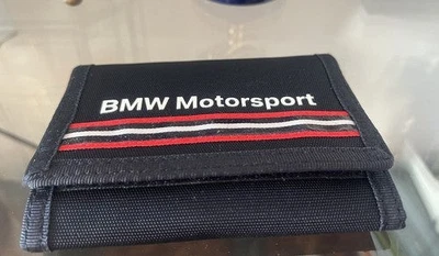 BMW Portefeuille Unisexe MOTORSPORT ITALIA Noir Et Rouge Vintage - Photo 1/4