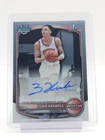 ISIAH HARWELL 2025-26 BOWMAN CHROME U 1ST AUTO BASE #CPA-IH HOUSTON A Q7302