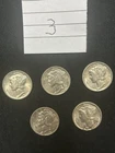 Mercury Dimes Bu (5)