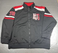 Vintage 00s Eckō UNLD Track jacket Full Zip Black W/ Red 2XL