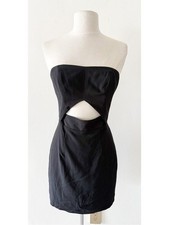 Vintage Marciano Strapless Cutout Front Mini Club Dress Size 0