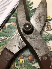 Vintage Kingshead 12-1/2" Straight Pattern Tinner's Snip Betakut Italy Tool