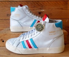 Adidas Basket Profi Mid Leather Trainers UK6/US6.5/EU39 FW5000 White/Blue/Gum