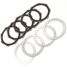 Clutch Plates (Set) Clutch Plate Set Street Motorcycle Black CLPL010 CENTRIFUGAL