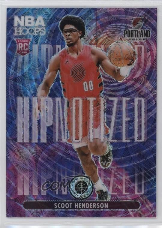 2023 Panini NBA Hoops Premium Stock Hipnotized Scoot Henderson #4 Rookie RC 13c5