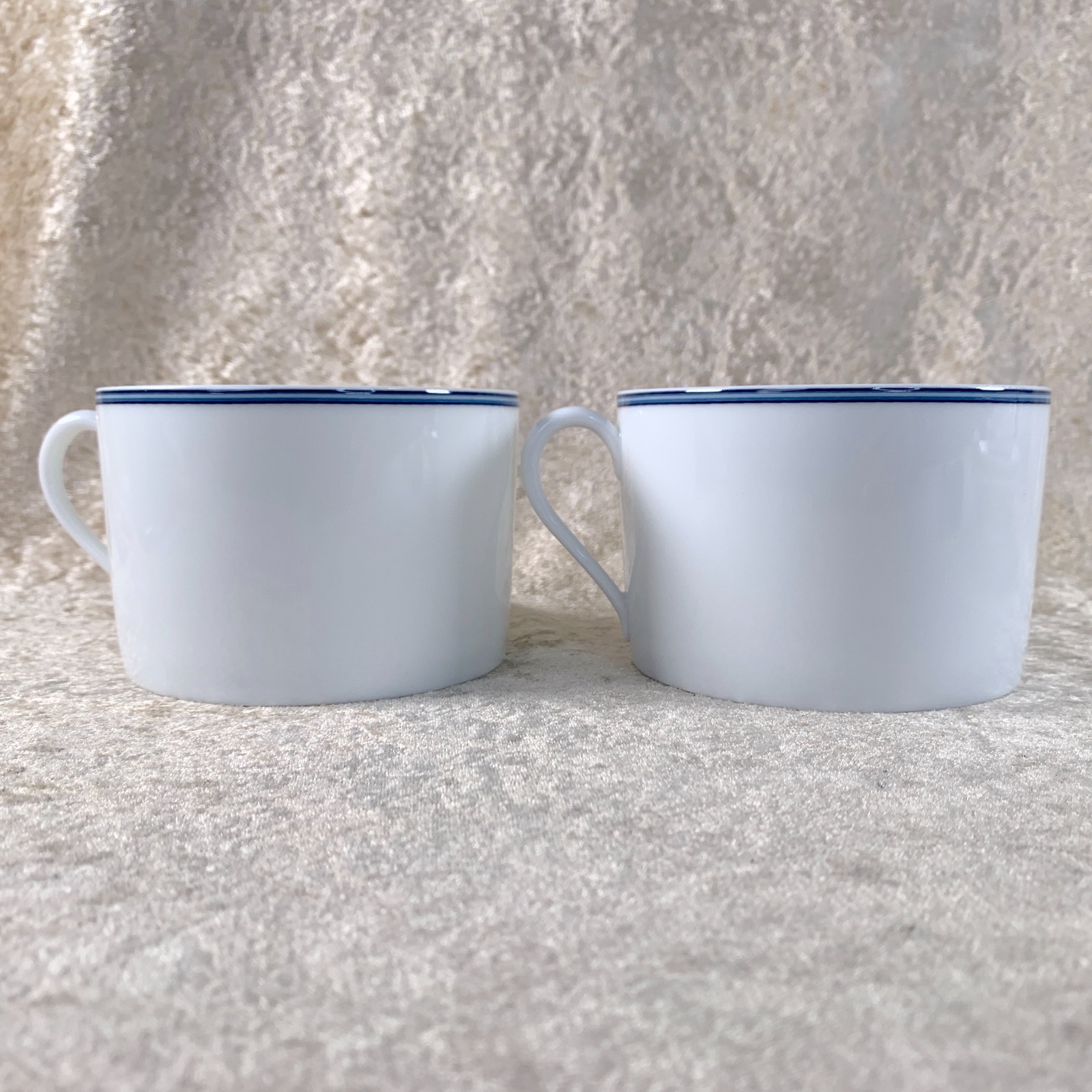 Hermes Paris Large Morning Breakfast Soup Cup & Saucer Chaine d'Ancre 2 Sets thumbnail 5