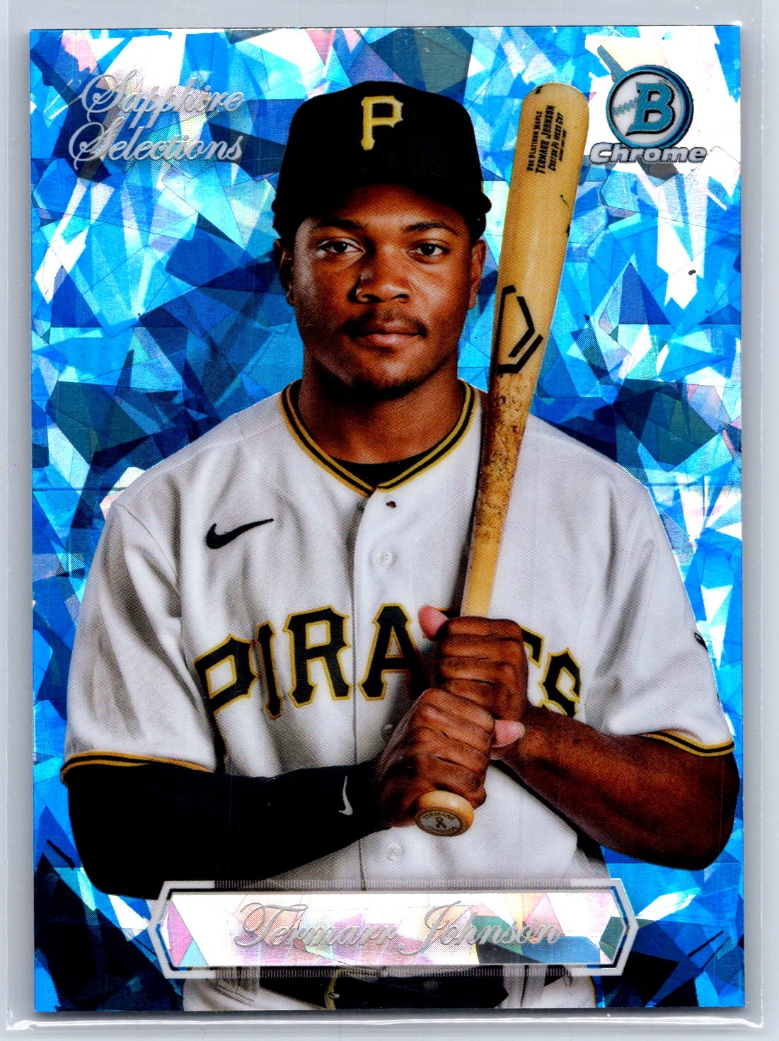 2023 Bowman Chrome Sapphire Edition #BSS-9 Termarr Johnson Sapphire Selections