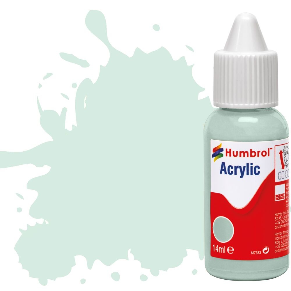 Humbrol Acrylic Paint, No 23 Duck Egg Blue Matt, 14 ml (Pack of 1) | Matt (14ml), Acrylic Paints for Models, Plastic, Metal, Wood, Glass, Ceramics and More, Touch Up Coat - Image 6