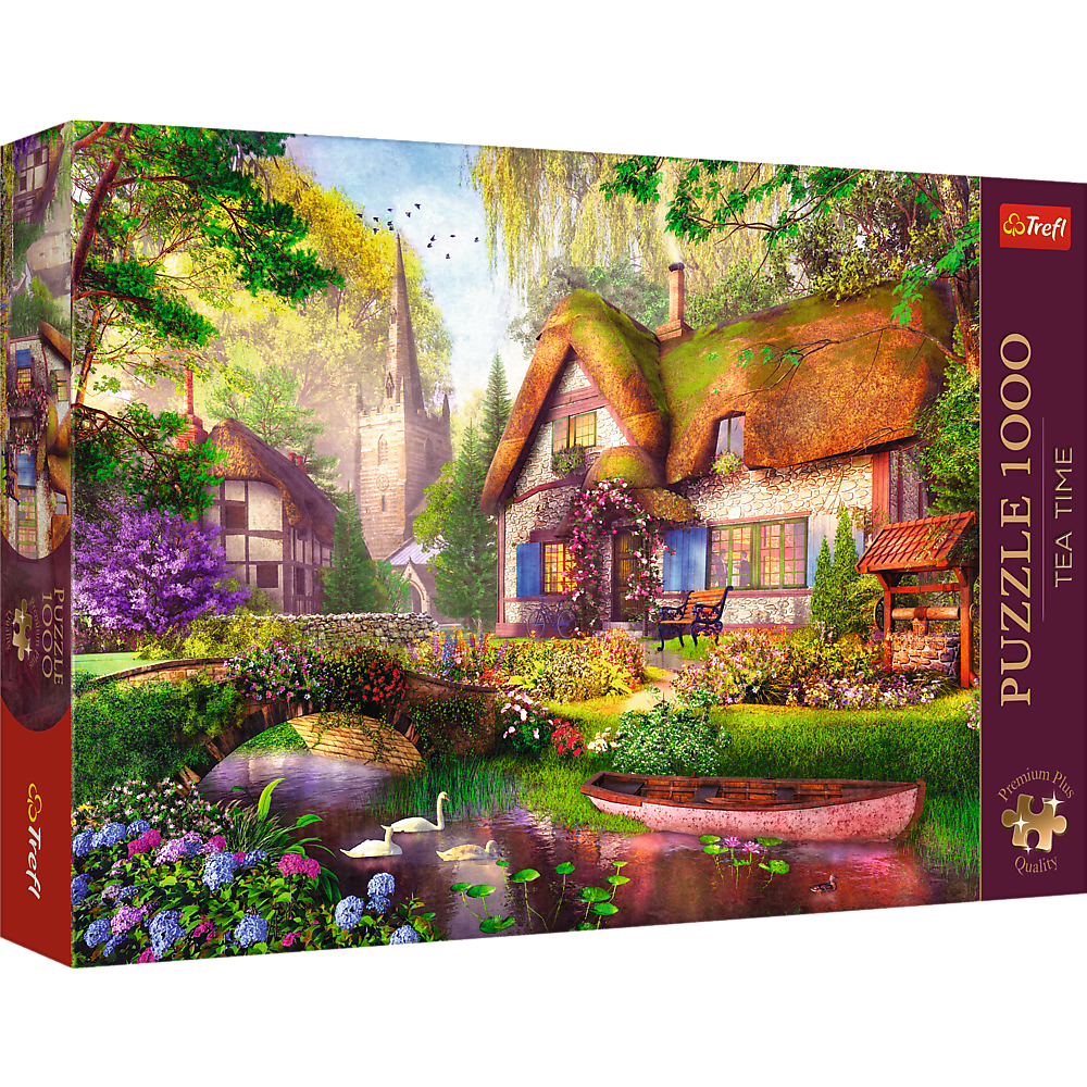 Trefl, Eine Hütte im Wald, 1000 Teile Premium Plus Puzzle