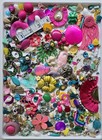 Vtg -Mod Costume Jewelry CRAFT LOT MIX Rhinestone Cabs Charms Design Jewel Tree  — photo 7