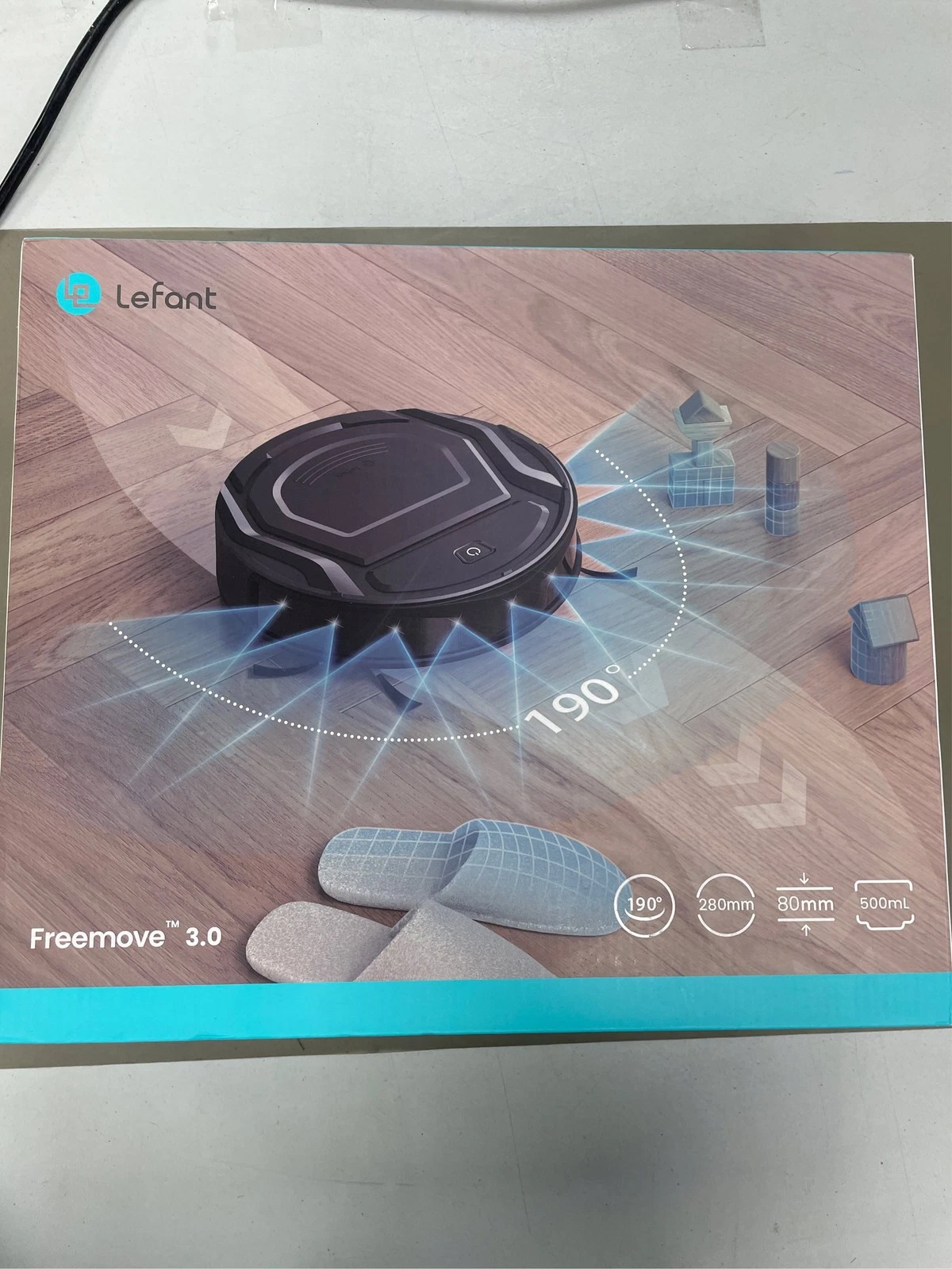 Lefant Robot Vacuum Cleaner M210 Pro,Slim,Quiet,2200Pa Suction,120 Min Self-Ch 1
