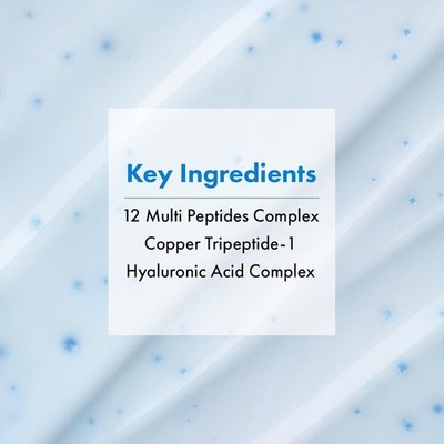 TOSOWOONG Copper Peptide 12 Cream, 99% Purity Copper Tripeptide-1 (GHK-Cu), Multi-Peptide Moisturizing Cream for a Soft, Supple & Hydrated Appearance