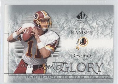 2002 SP Legendary Cuts Destined for Glory 327/500 Patrick Ramsey #141 0e3