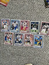 Donruss 2025 NFL Football Trading Card Lot 9 Cards 