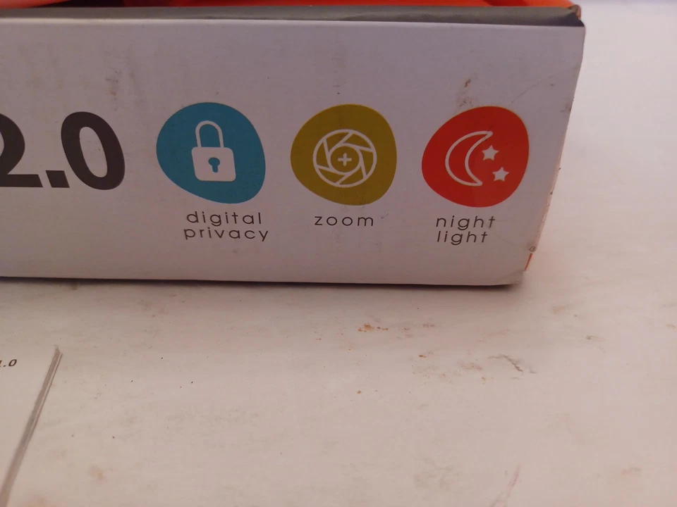 Monitor de bebé infantil Sure Sight 2.0 digital inalámbrico video a color nuevo en caja Foto 4 de 4