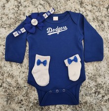 Dodgers baby/newborn clothes La Dodgers baby shower Dodgers baseball baby gift