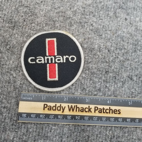 Vintage Camaro Patch Chevy Chevrolet Car Auto Stained Distressed 70s 80s Cars