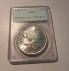 1881-S Morgan Silver Dollar PCGS MS64 OGH Old Rattler Holder