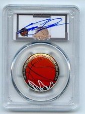 2020 S 50C Colorized Basketball Commemorative PCGS PR70DCAM Dominique Wilkins