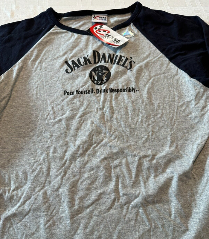 NASCAR Jack Daniels Chase Authentic Jersey Tee Womens 2XL NEW