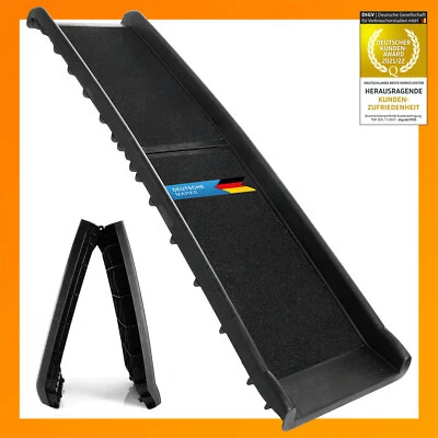 GOODS & GADGETS Deluxe Hunderampe klappbar Hundetreppe Einstieghilfe Hunde Autorampe fürs Auto