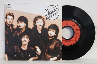7'' Single - OPUS - Idolater - Rock On The Rocks (Special Live Version) 1985