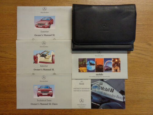 Mercedes Benz SL Owners Handbook/Manual and Pack 97-01
