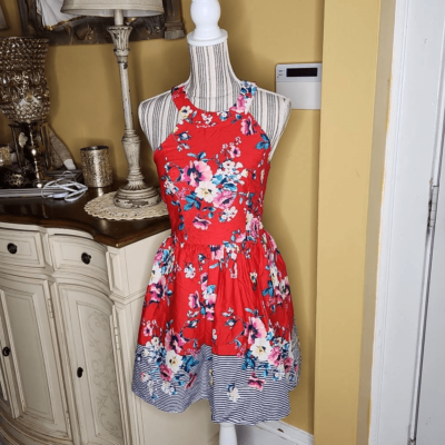 slim fit dress slacks Pink Floral Embroidered Tulle Prom Dress with Corset Back main image 0