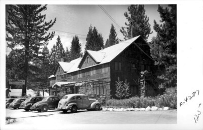The Lodge at Sandy Beach Resort Lake Tahoe, California OLD PHOTO