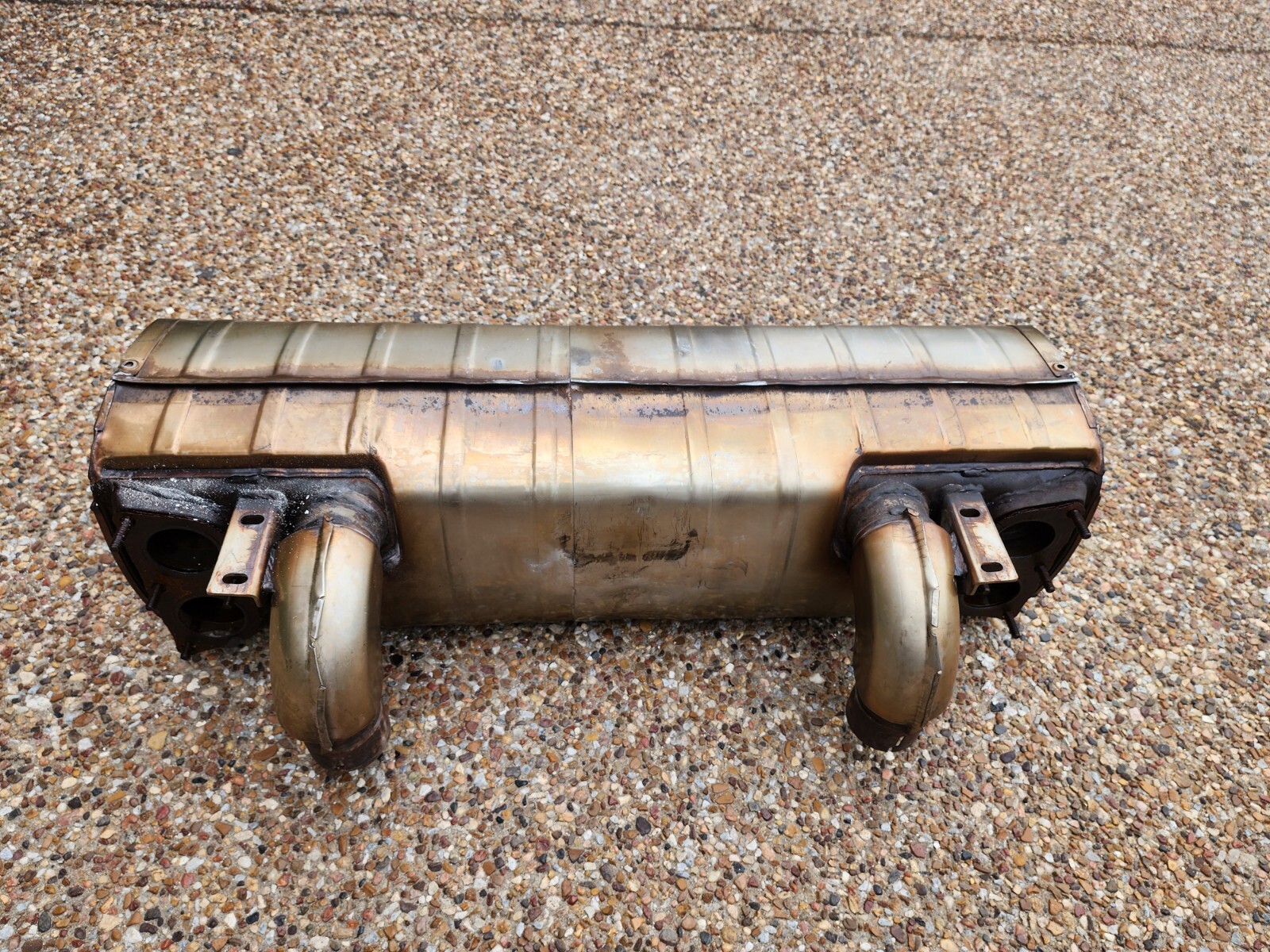 FERRARI 360 MODENA OEM FACTORY GENUINE ORIGINAL EXHAUST SYSTEM WITH PIPE TIPS