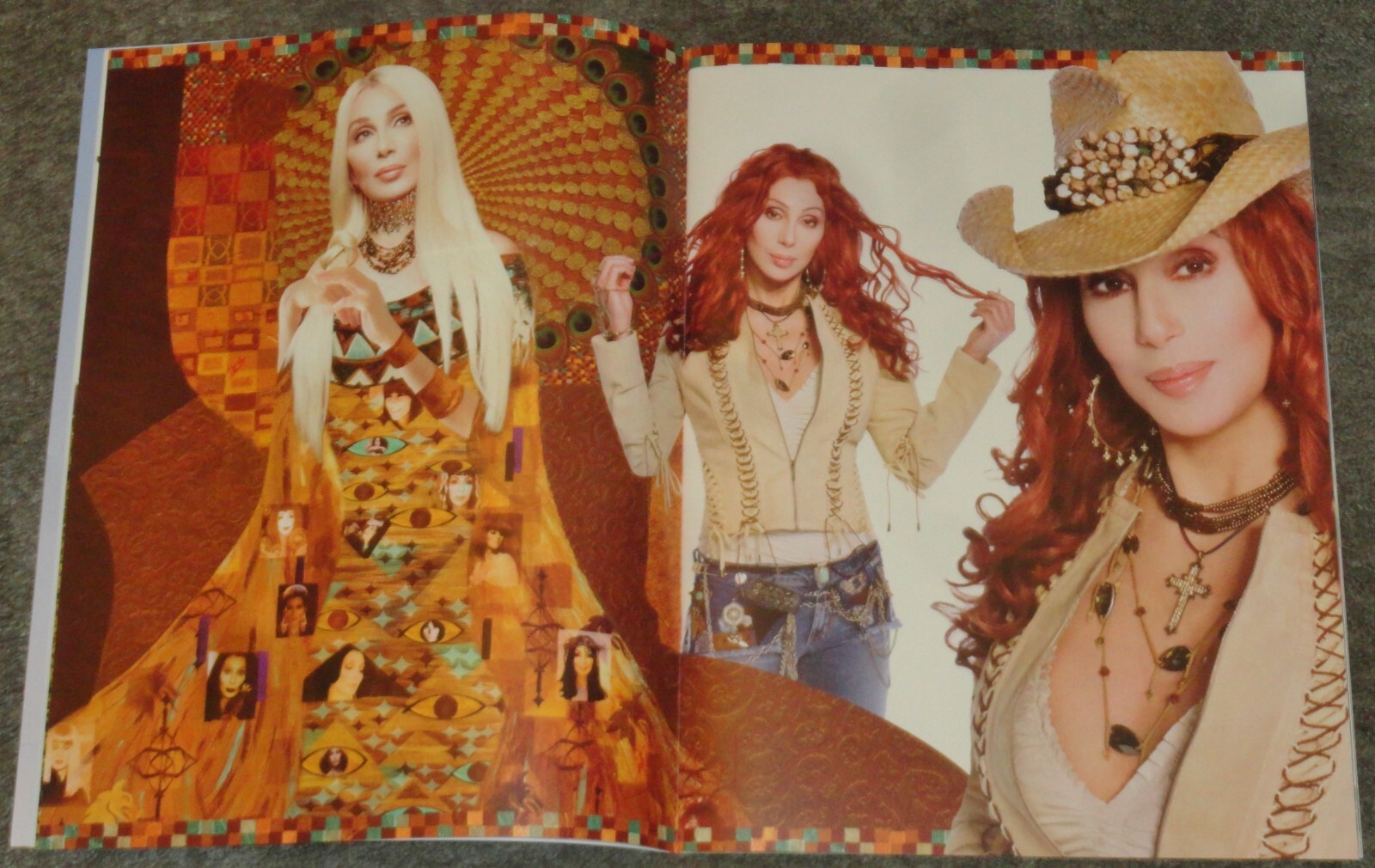 Beautiful CHER Concert Program SIGNED Living Proof Farewell Tour 2003