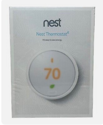 Sealed! Google, T4000ES, Nest Thermostat E, Smart Thermostat White