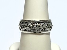 Plain Silver 925 Sterling Silver Ring s.6.5 JY3740