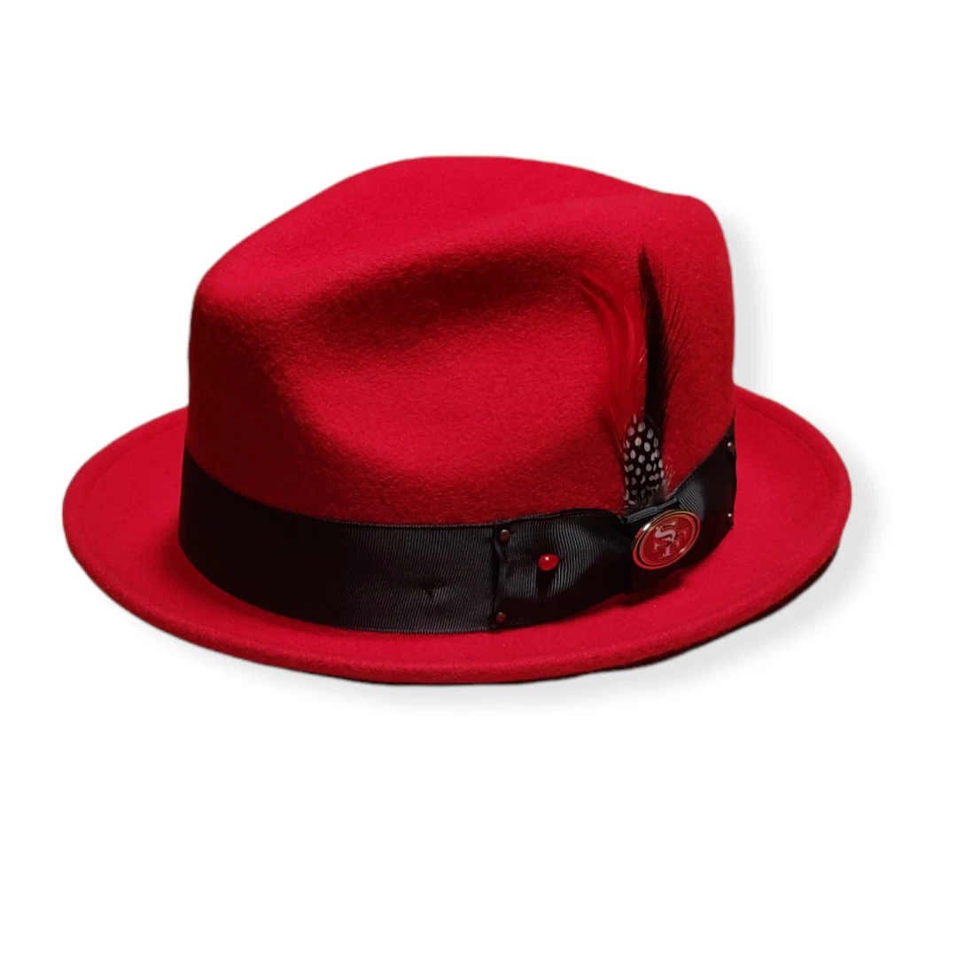 Red mens hat deals
