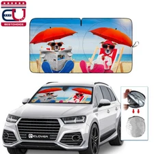 Foldable Car Windshield Sun Shade Cover Front Window Sun Visor Cover UV Protect