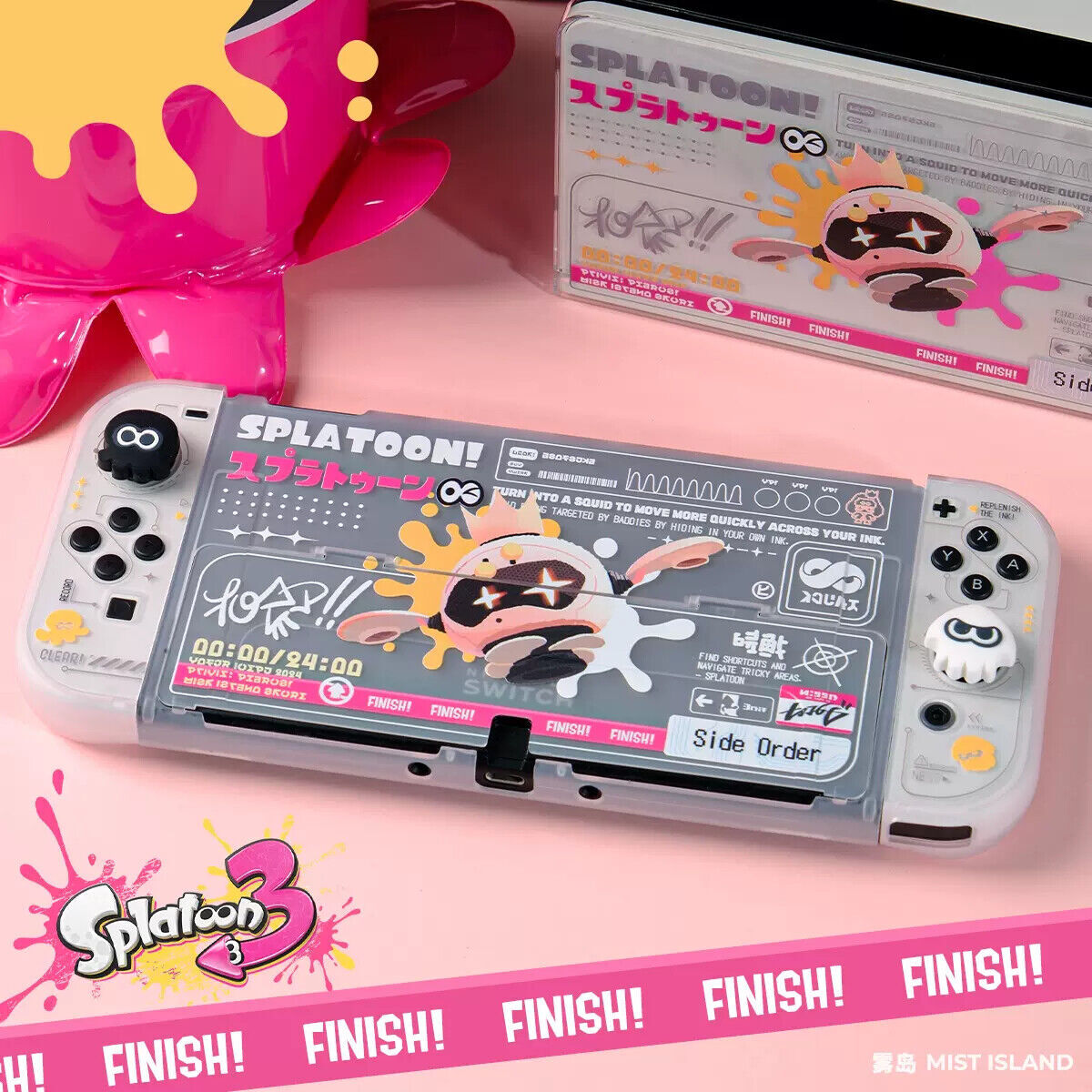 Nintendo Switch OLED Case Cover Shell Cute Accessories For Joycon Controller-image