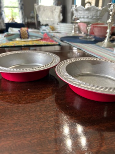Set di 2 mini teglie per torte Nordic Ware circa 7" utensili da forno compatti naturali - Foto 5 di 7