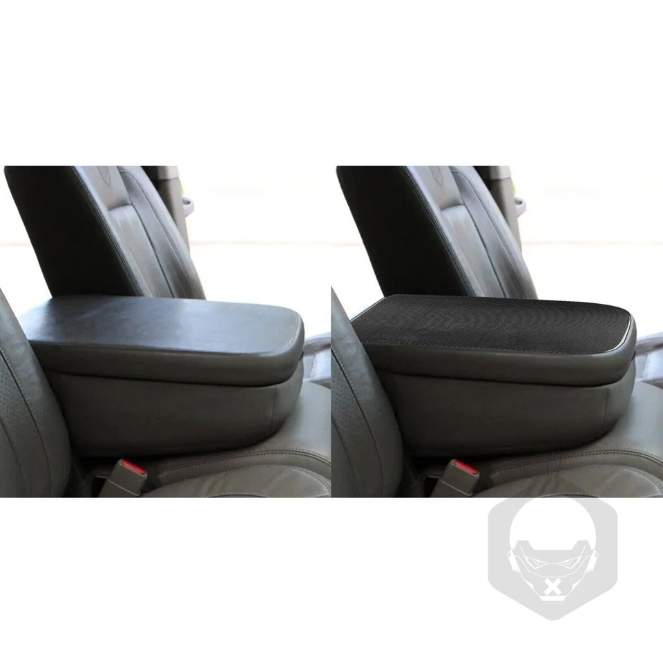 Cubierta de panel de caja de reposabrazos central para RAM 1500 2500 3500 02-05 vinilo fibra de carbono Foto 4 de 4