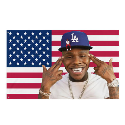 DaBaby Flag -  American Rapper Tapestry / Wall Art 34'' X 56''