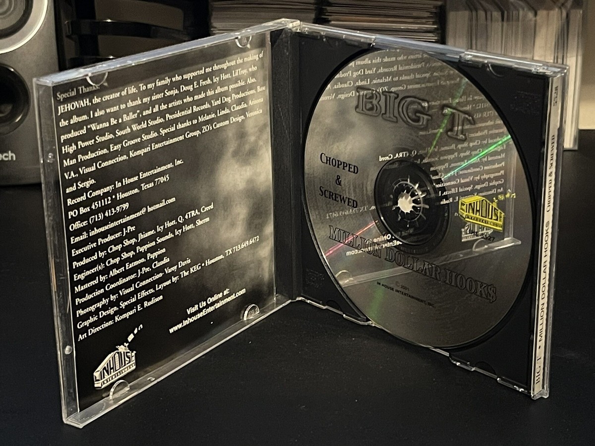Big T - Million Dollar Hooks - Chopped & Screwed 809101552827| eBay